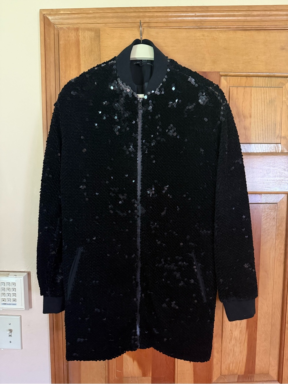 Zara Basic Black Outerwear Jacket